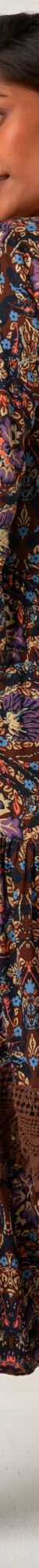 Robe longue imprimée (chocolat / taupe) Robe longue imprimée (chocolat / taupe)